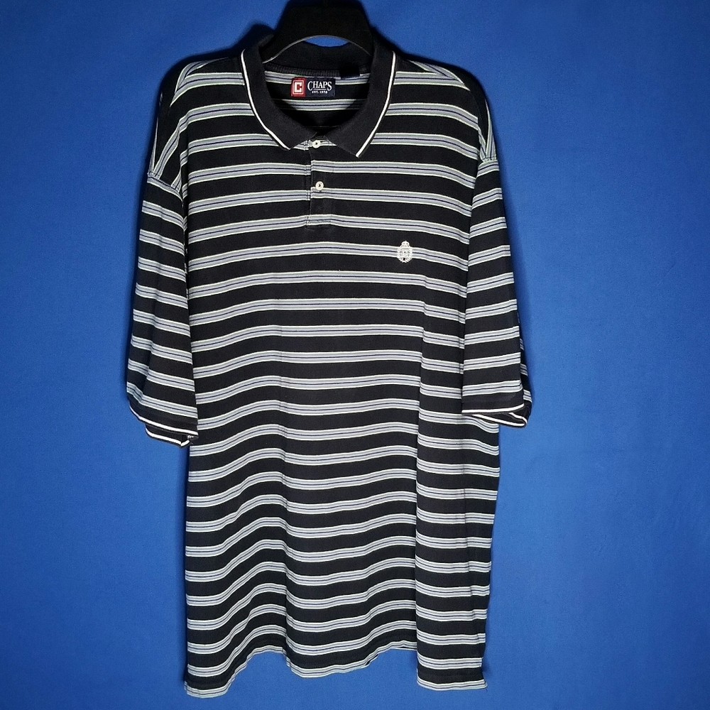 Chaps Men's Stripe Polo Shirt
